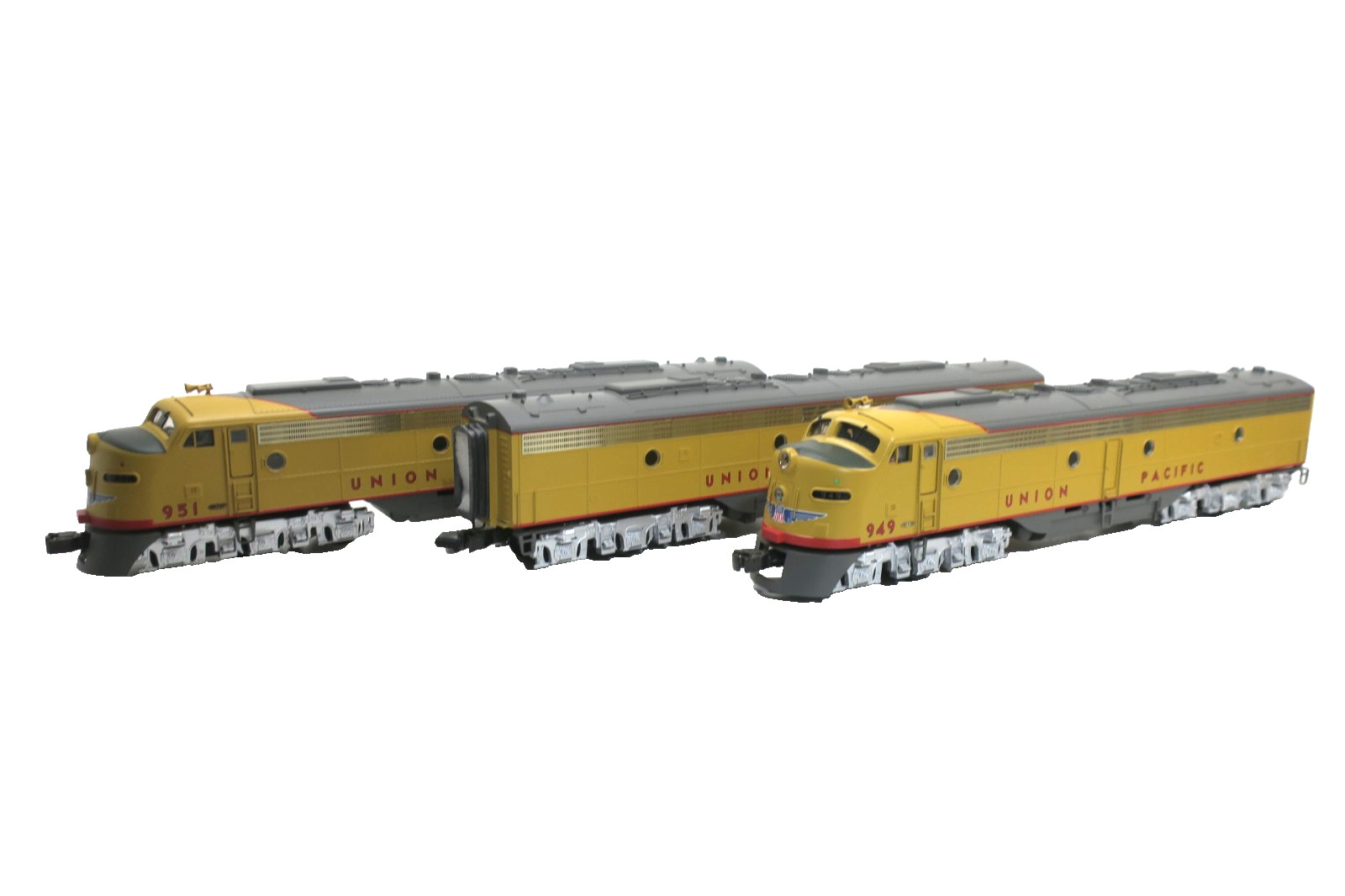 MTH Premier 20-2208-1 Union Pacific E8 A-B-A Diesel Engine Set O-Gauge