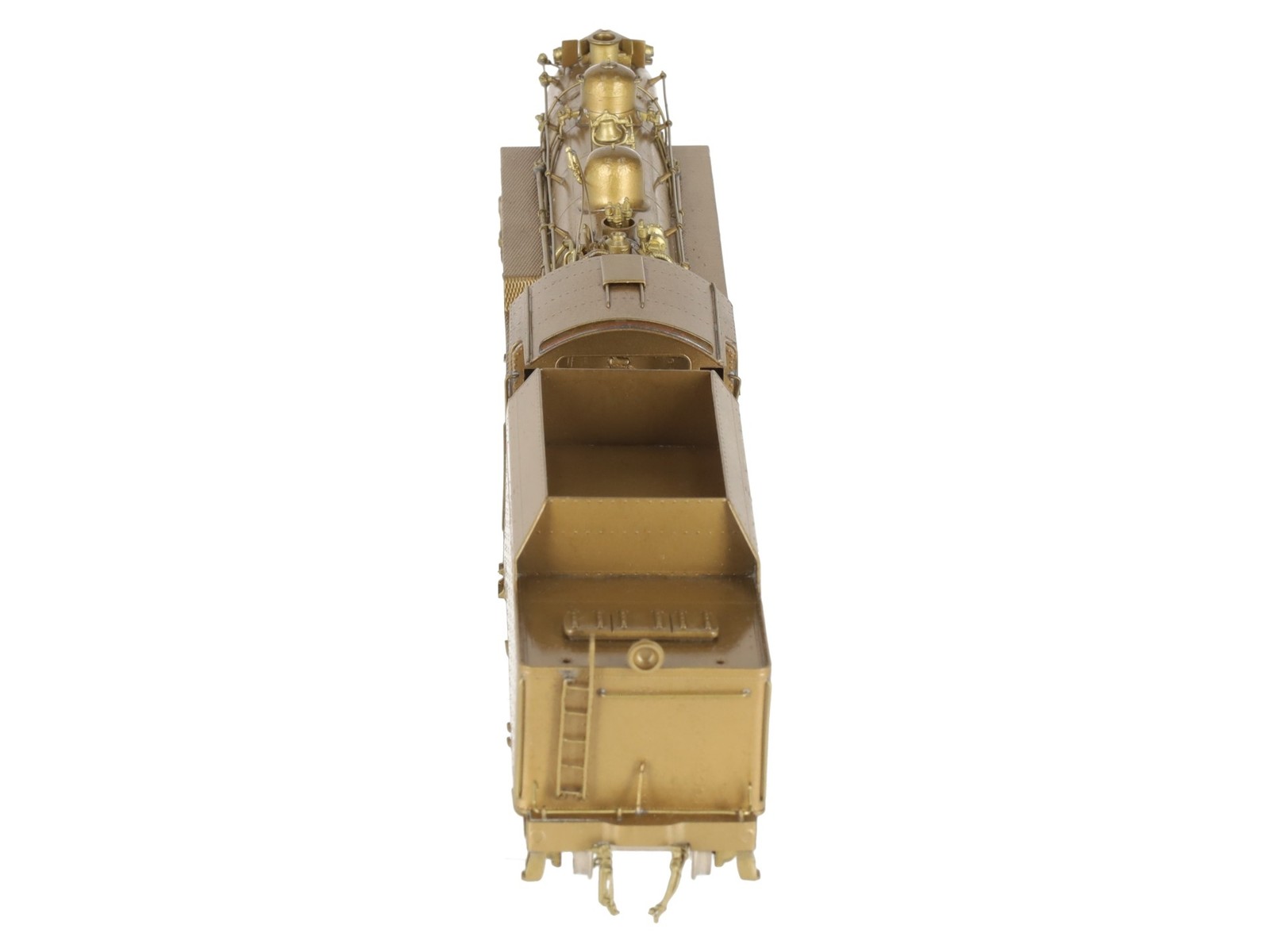 Overland OMI-1447 HO BRASS C&O F-15 4-6-2 Steam Locomotive & Tender -Unpainted