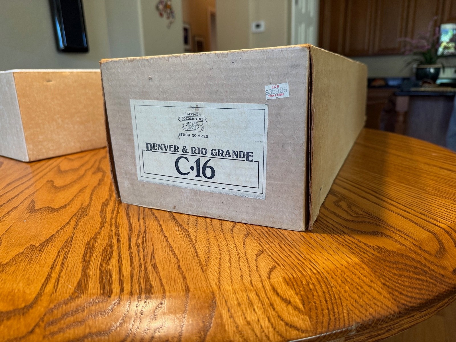Delton Locomotive Works G Scale C-16 Locomotive & Tender, Excellent