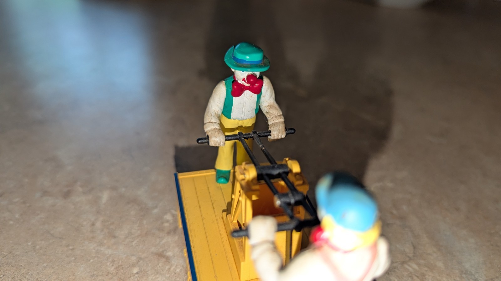 K LINE CIRCUS TRANSPORT RAILROAD CLOWN HAND CAR