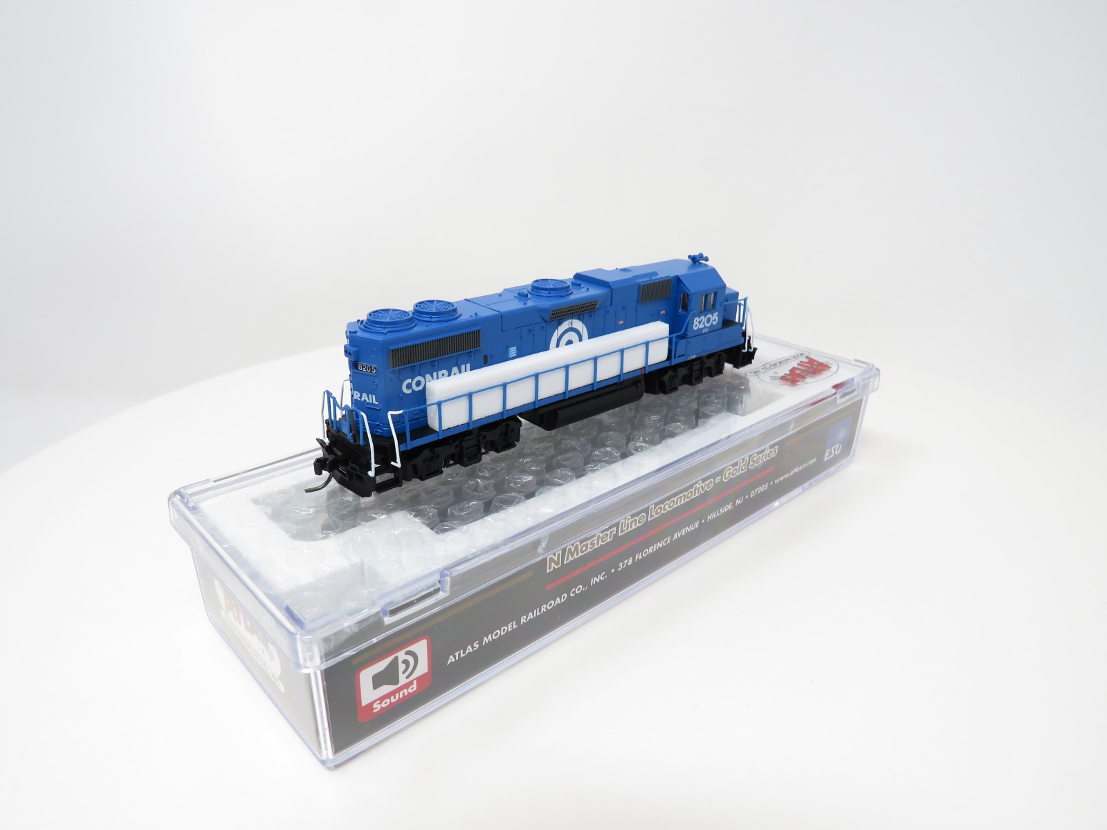 Atlas N 40004841 DCC ESU LokSound Conrail EMD GP38-2 Phase II Diesel Locomotive