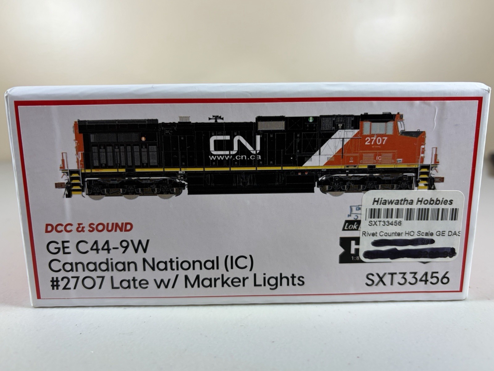 HO ScaleTrains DCC Sound Canadian National(IC) C44-9w #2707