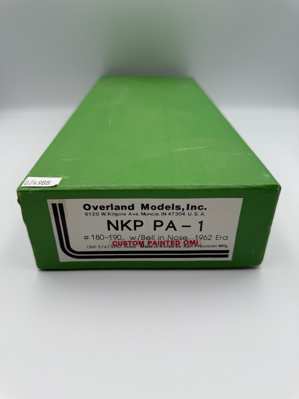 HO Overland Brass OMI-5747 NKP PA-1 # 181 (1962 Era) Factory Finished. IOB.