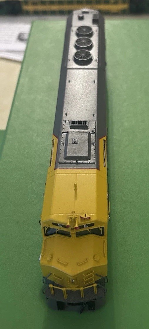 HO Overland Models Brass OMI-5993 FP45 Milwaukee Road Yellow Gray #5 1969 Era