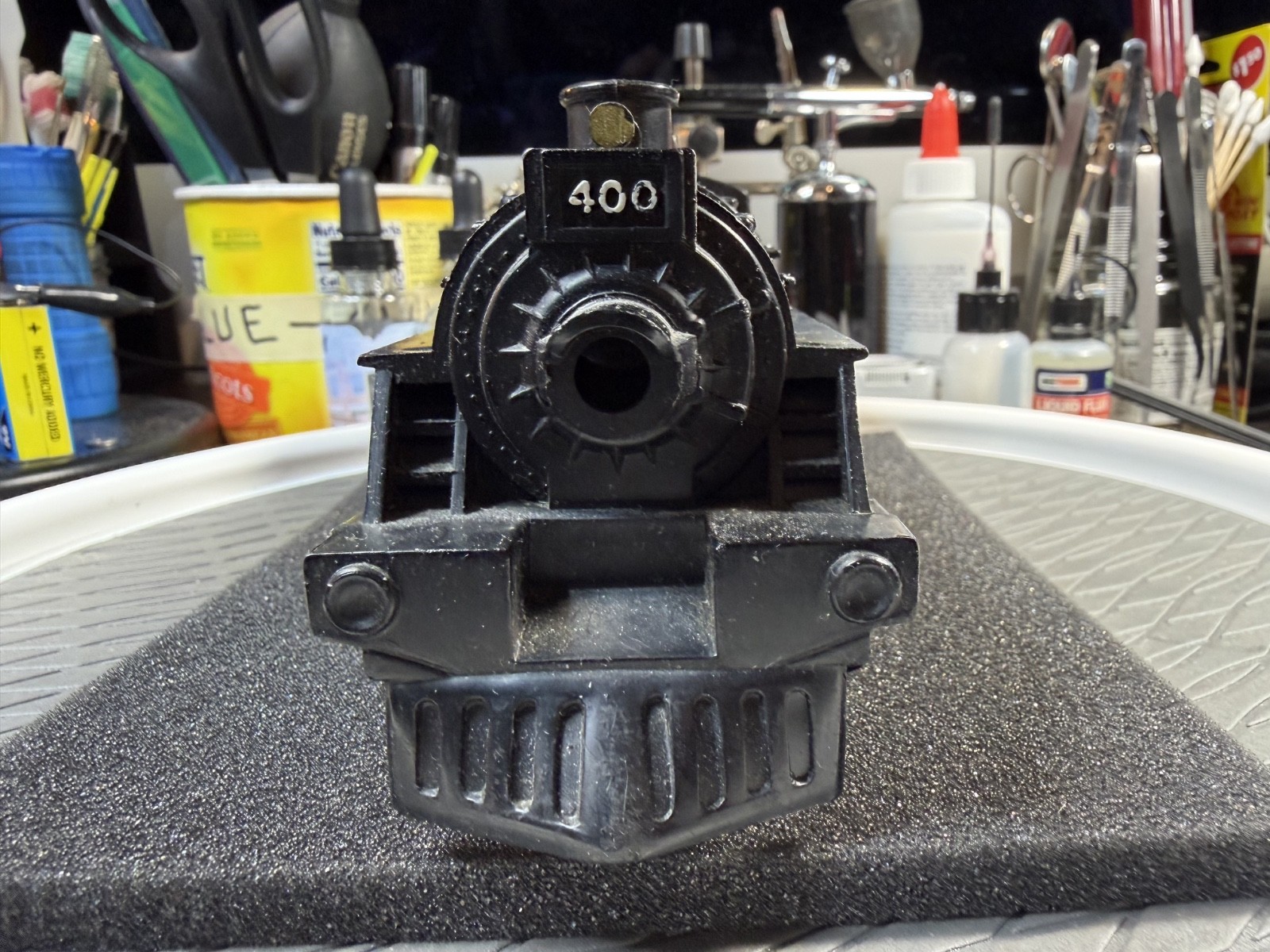 Marx 400 Steam Locomotive with NYC tender (Runs, See Description)