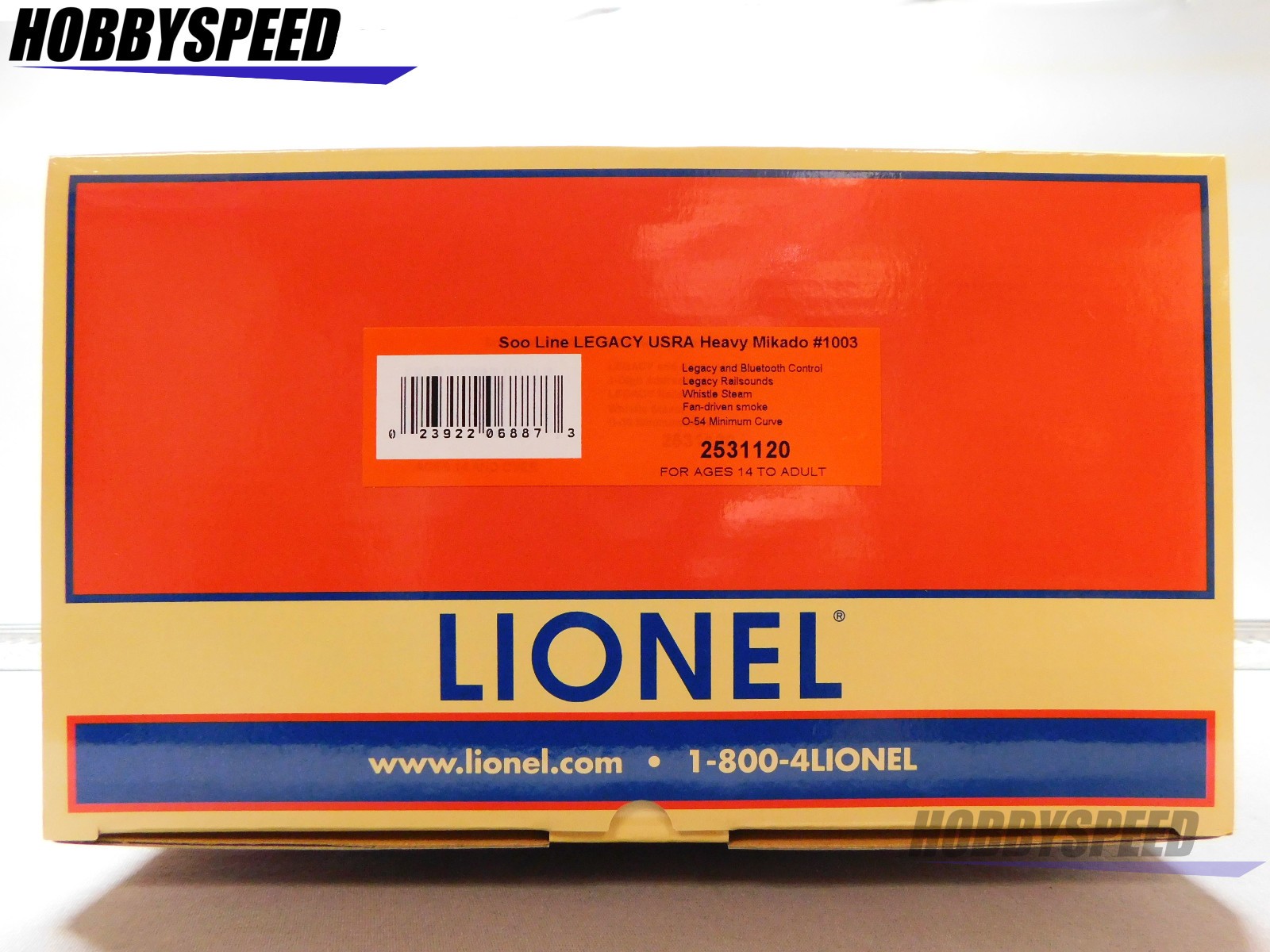LIONEL SOO LINE LEGACY USRA HEAVY MIKADO #1003 STEAM ENGINE O GAUGE 2531120 NEW