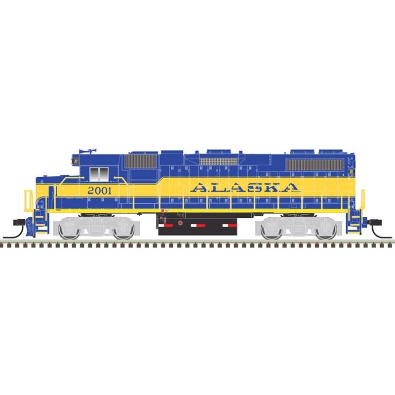 ATLAS N GAUGE GP-38-2 PHII ALASKA DC/DCC/SOUND #2001 PN 40004832