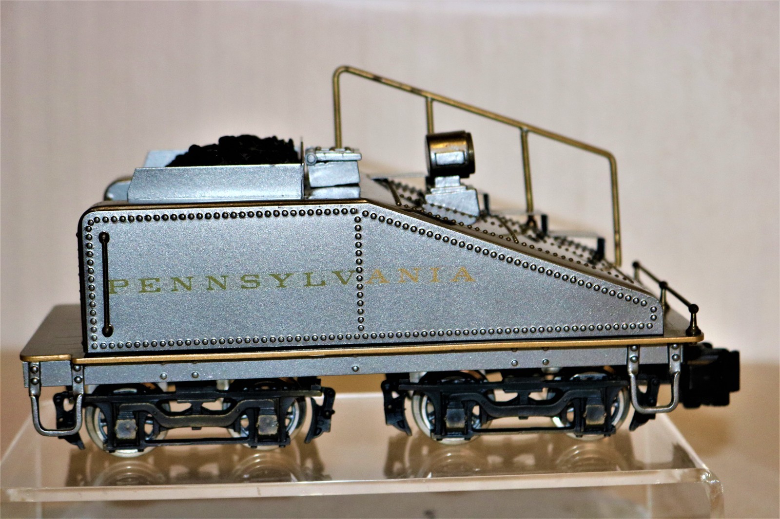 INCREDIBLE G scale Brass DELTON PENNSYLVANIA STAMPED STEEL GRAY 0-6-0 Ser #99