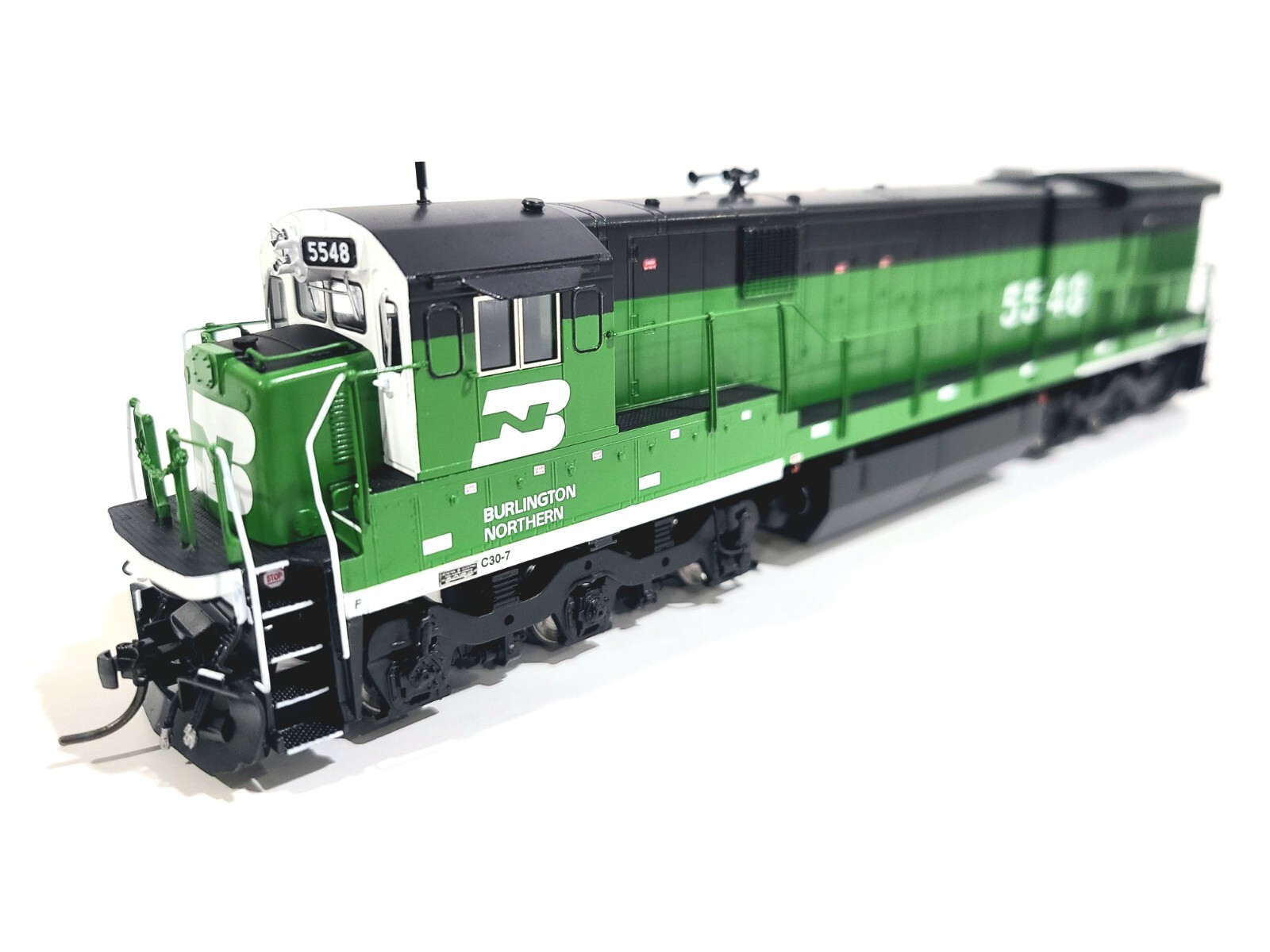 Overland OMI BN GE C30-7 Burlington Northern #5548 HO Brass Model #087010053.2
