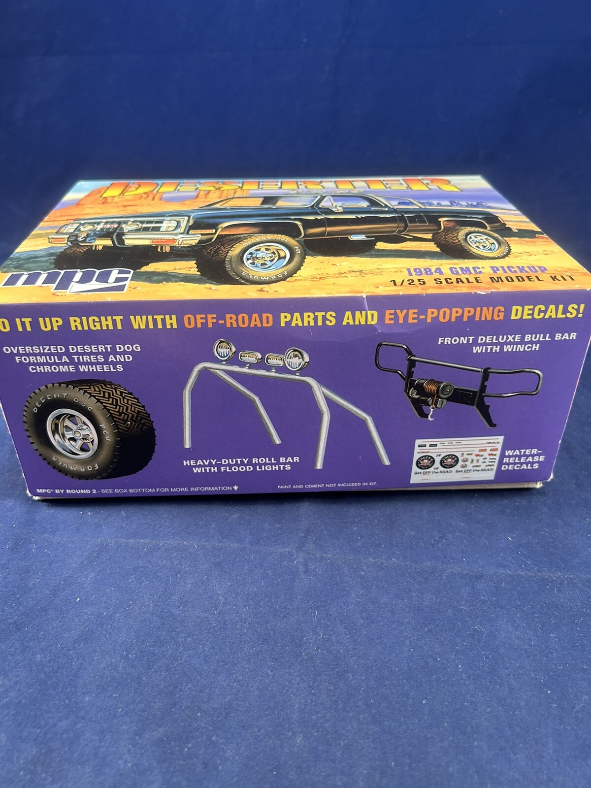 MPC 1/25 1984 GMC Pickup Model Kit Black MPC848 Plastics Car/Truck 1/24-1/25 REA
