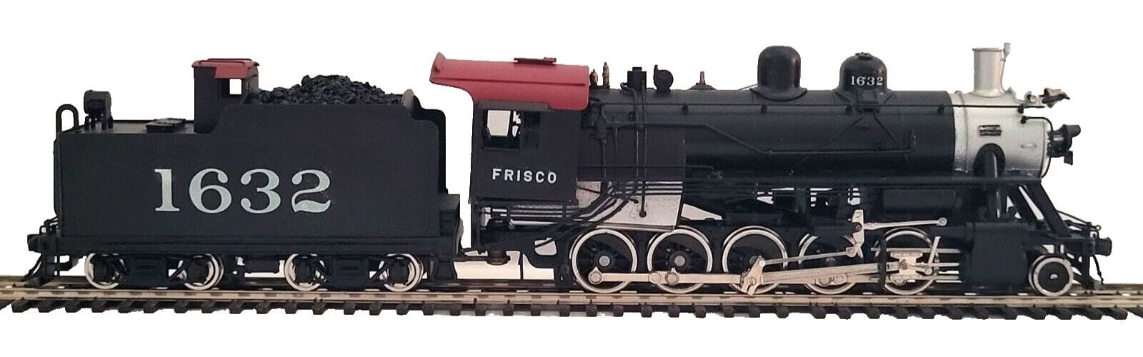 PFM United Atlas Brass HO Frisco 2-10-0 #1632 Russian Decapod Painted Tested New