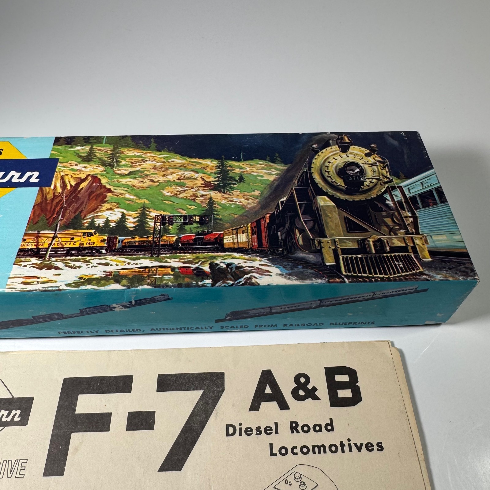 Athearn Trains In Miniature Baltimore & Ohio Toy Train Model Vintage Blue Box
