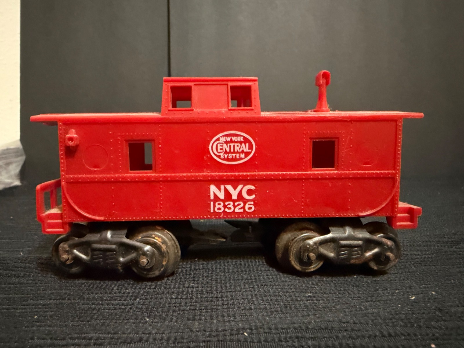 5 pc Vintage Marx O Ga Trains~ #666 Locomotive & New York Central Tender caboose