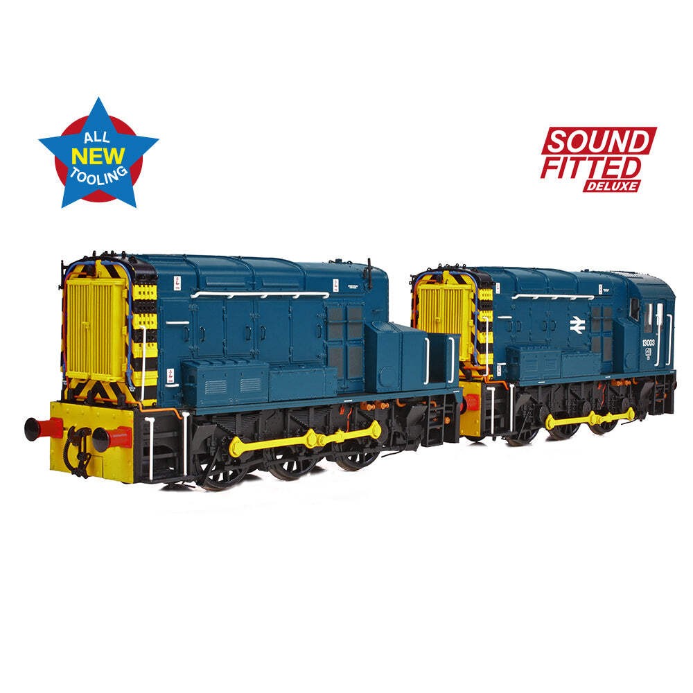 Bachmann 35-946SFX OO Gauge Class 13 13003 BR Blue DCC SOUND DELUXE