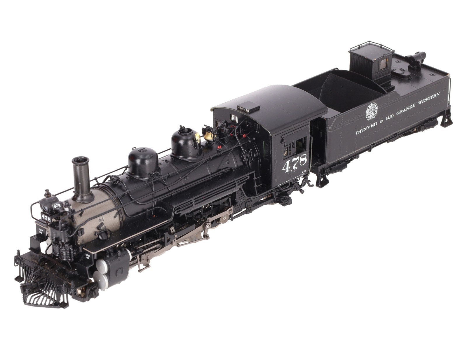 Mountain Model Imports DC1031-1 On30 BRASS D&RGW K-28 2-8-2 Loco & Tender #478