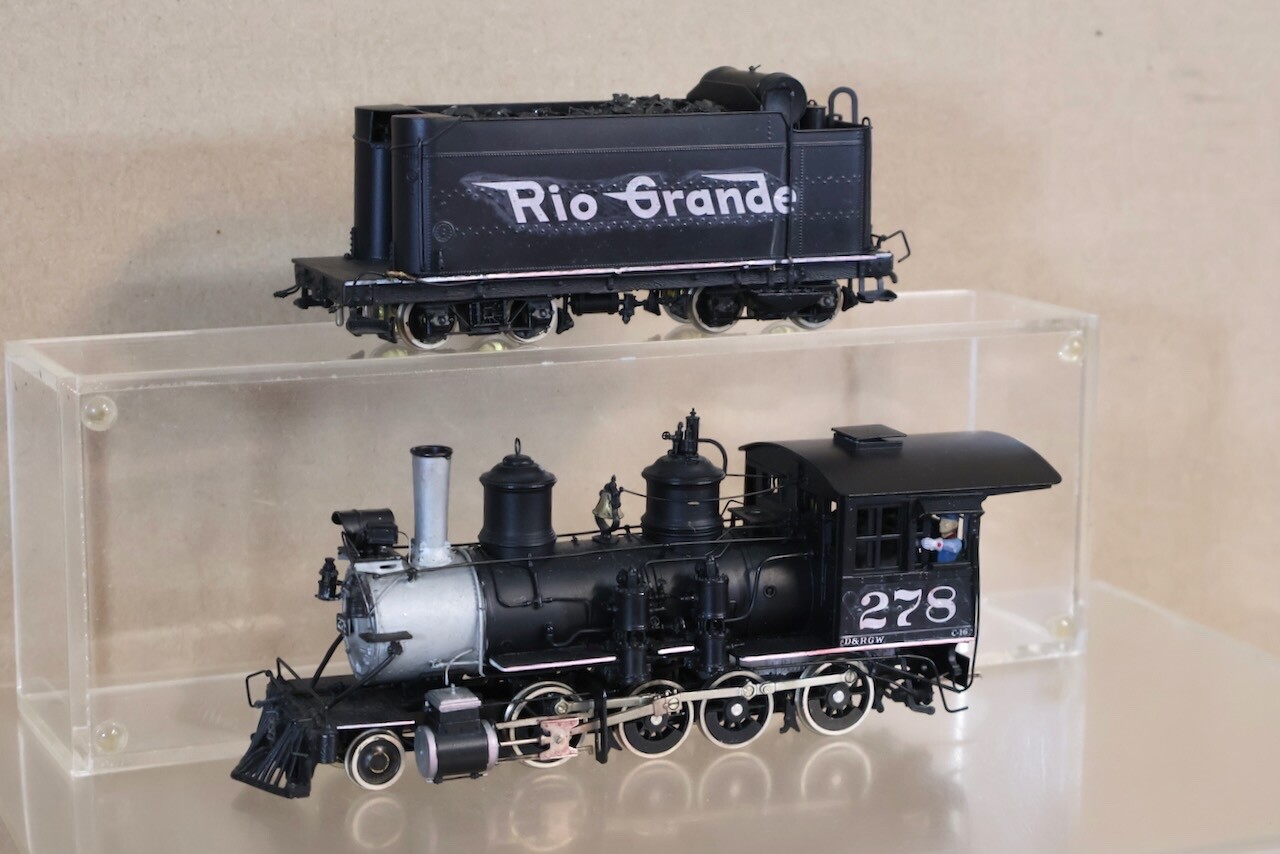 SUNSET MODELS On3 DENVER & RIO GRANDE D&RGW 2-8-0 CLASS C-16 LOCOMOTIVE 278 om