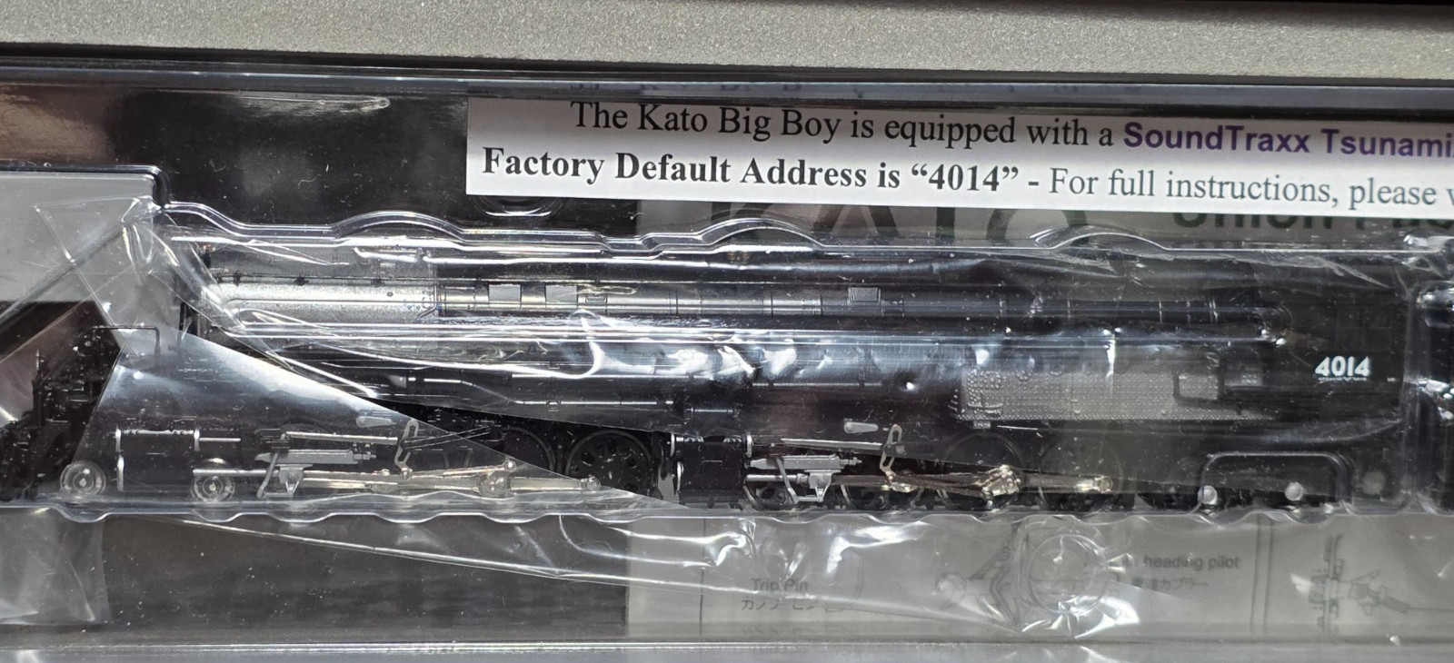 KATO 126-4014-S N SCALE UNION PACIFIC BIG BOY Steam Locomotive