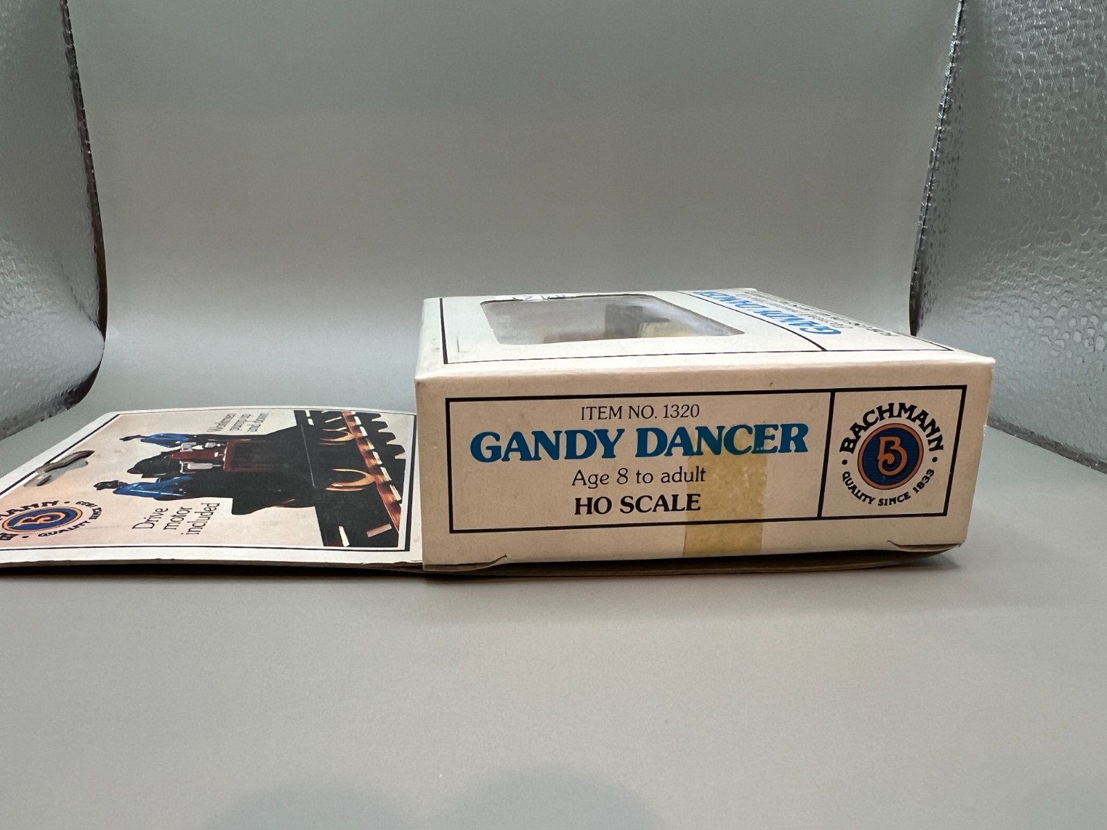 Bachmann HO Scale Gandy Dancer Electrically Powered Hand Car Original Box