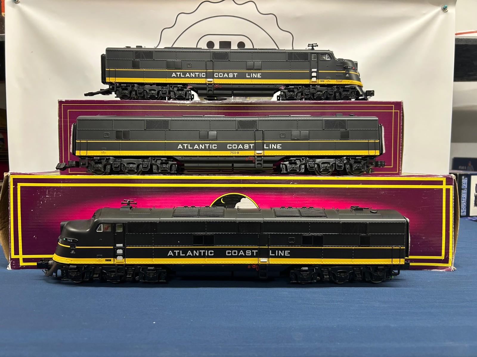 Mth Atlantic Coast Line E-6 ABA Diesel Engine Set w/ Protosound 3 20-20464-1
