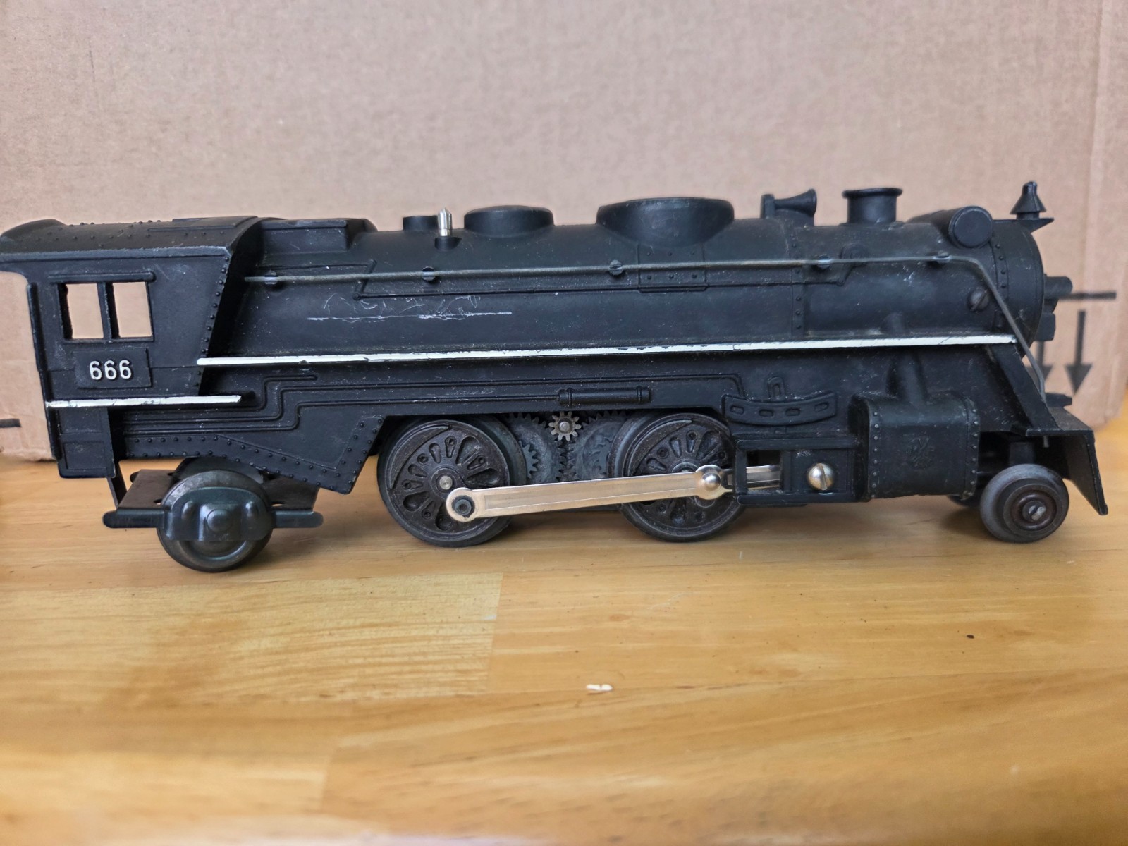 Vintage Marx #666 Steam Locomotive.