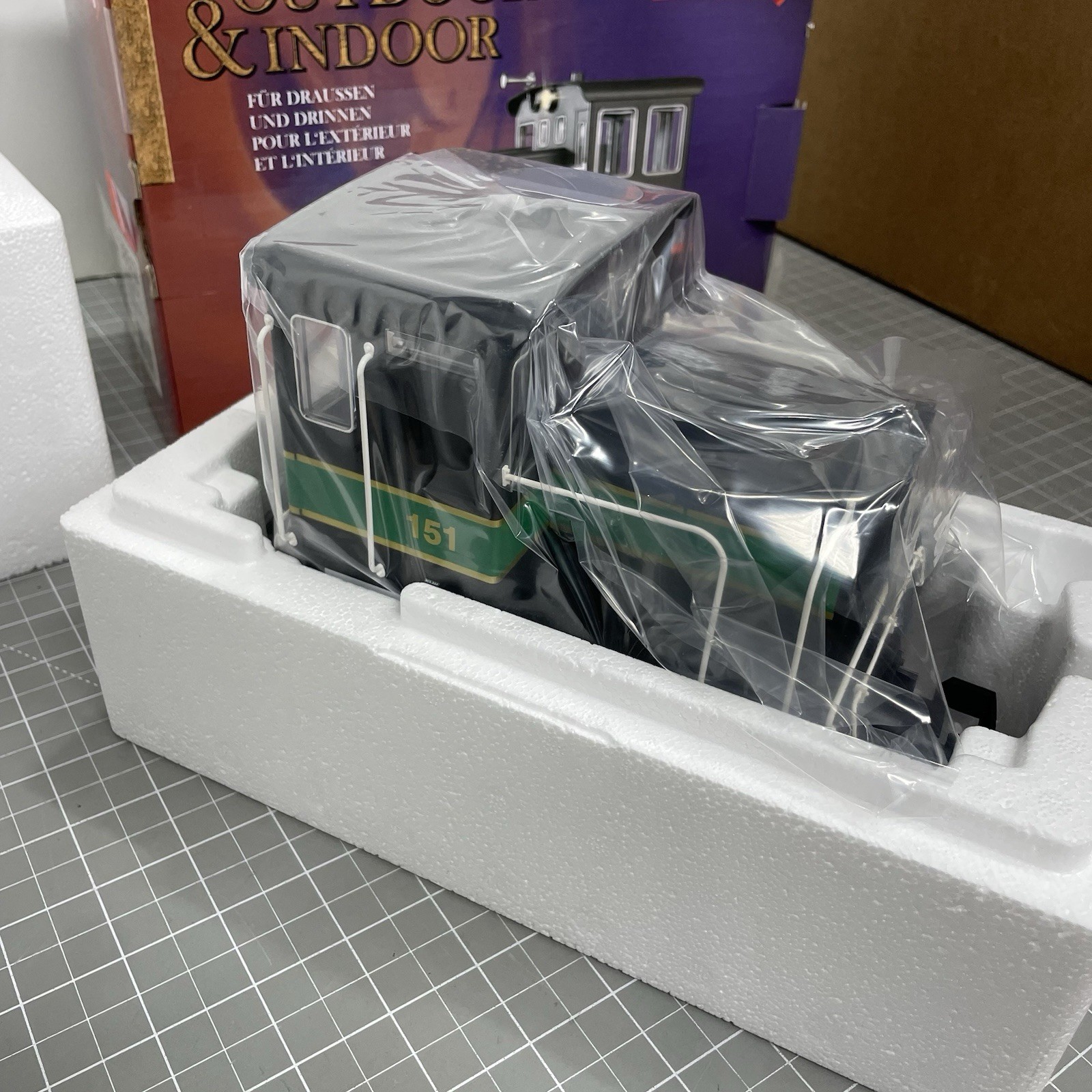 PIKO G-Scale KLW 25-Ton Loco 151 Diesel Battery Powered R/C W/Sound 38512 NEW