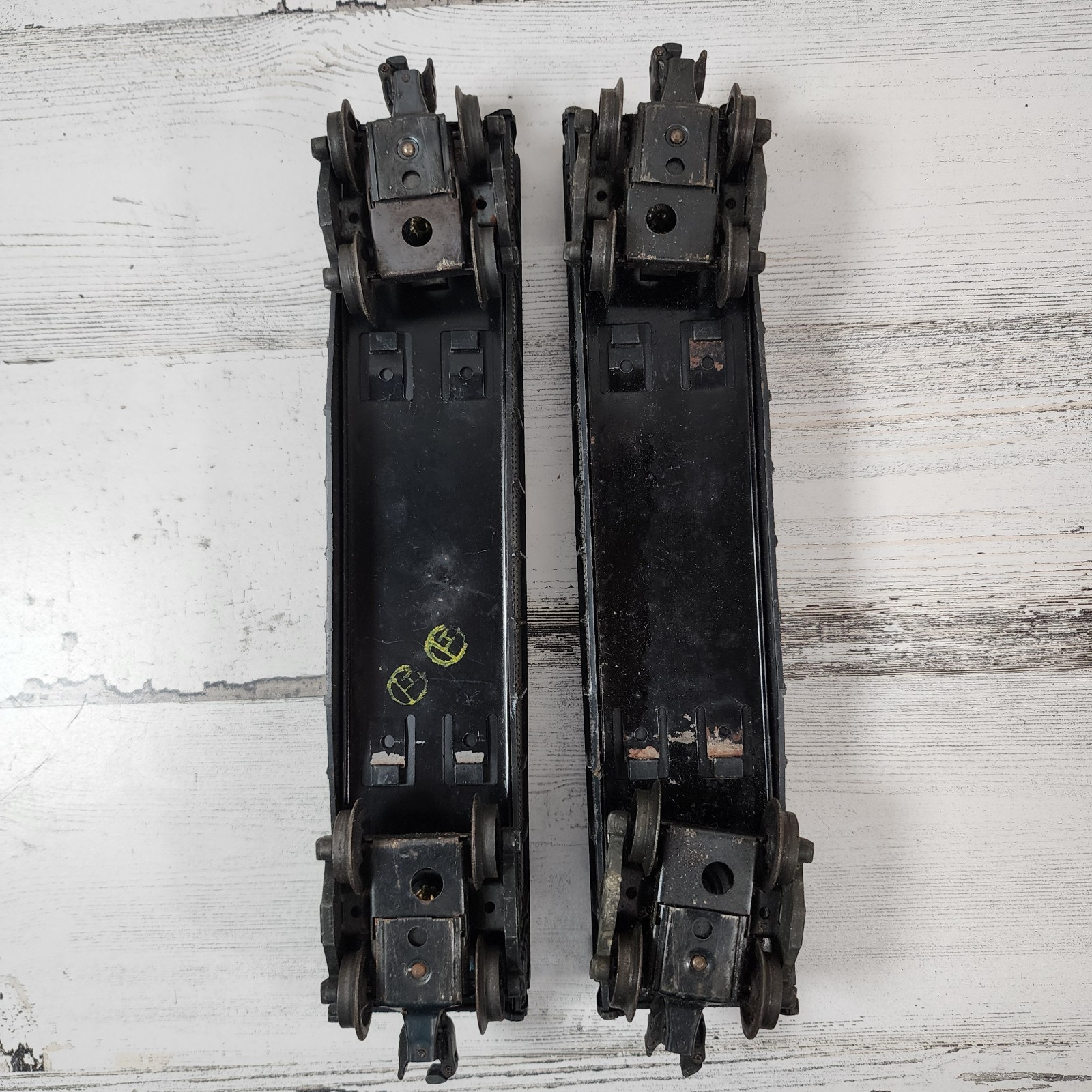 Lionel Gondola Train Car Lot 4 NYC 6462 6012 Black Green Vintage