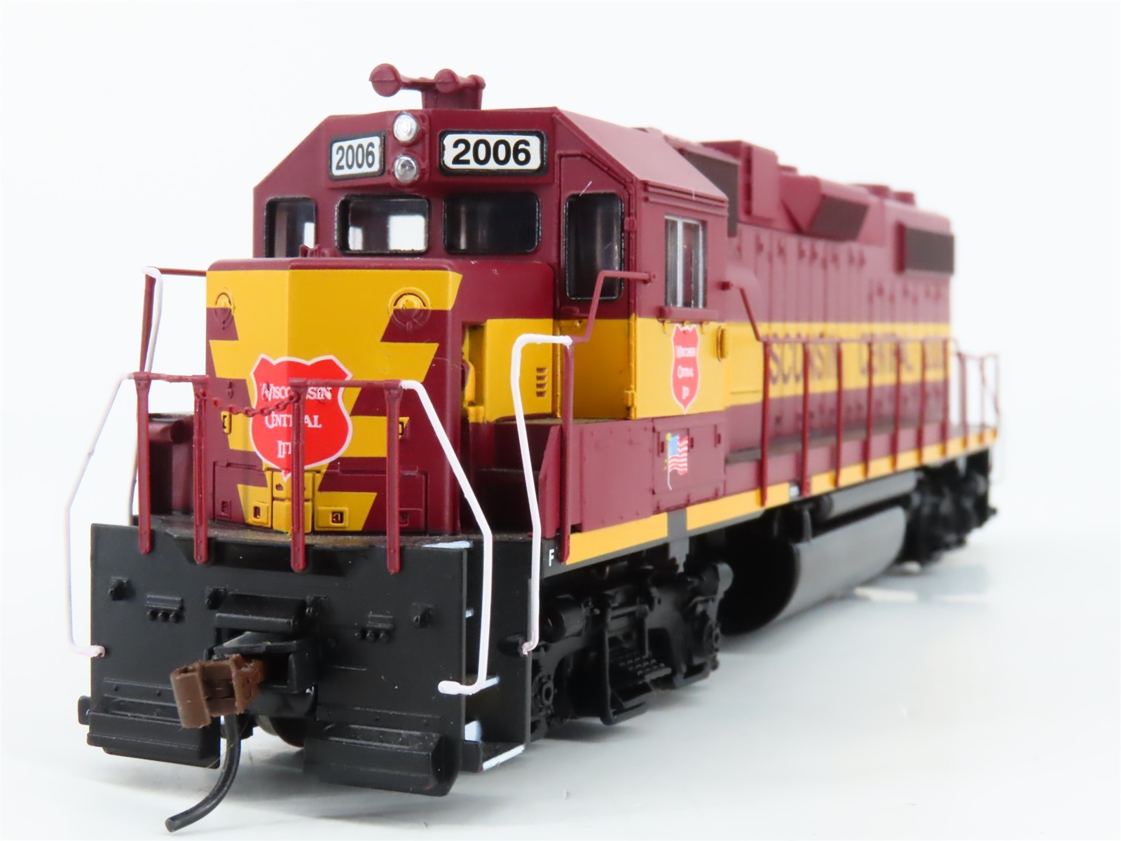 HO Scale Athearn 79993 WC Wisconsin Central EMD GP38-2 Diesel Locomotive #2006