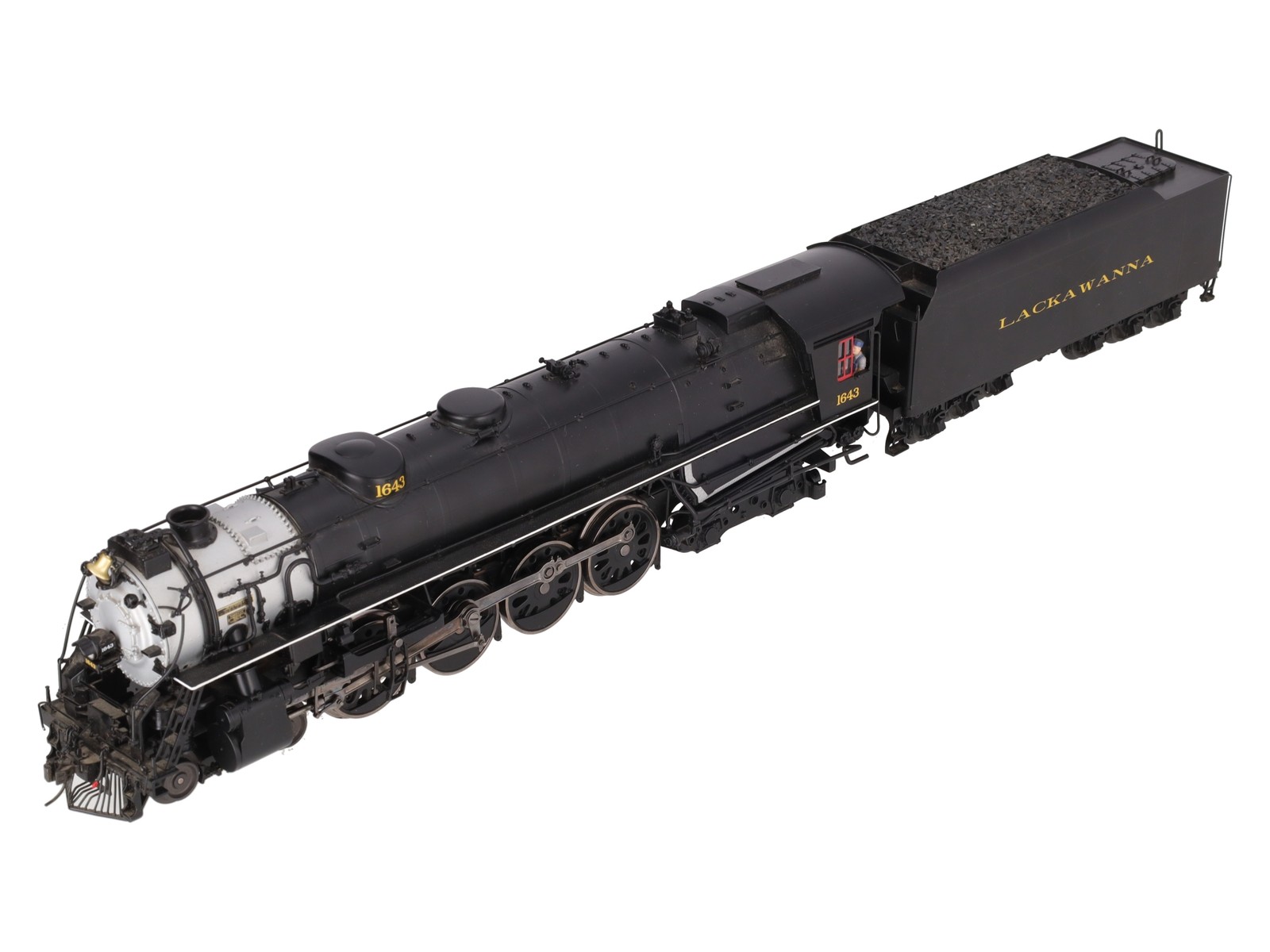 Weaver G1741LP O Brass Lackawanna 4-8-4 Steam Loco and Tender (3-Rail) #1643/Box