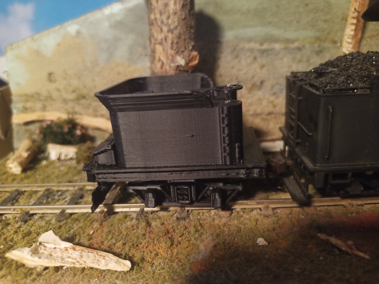 On30 Shorty Tender, for your Forney Or Porter. Complete W/Wheels And Couplers