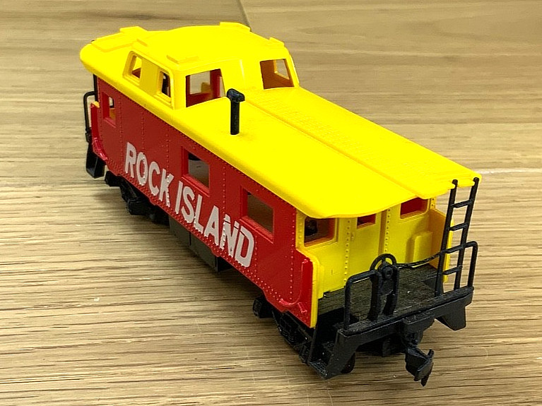Tyco Rock Island Locomotive Train Set HO Scale Extra Track Power Pack Vintage
