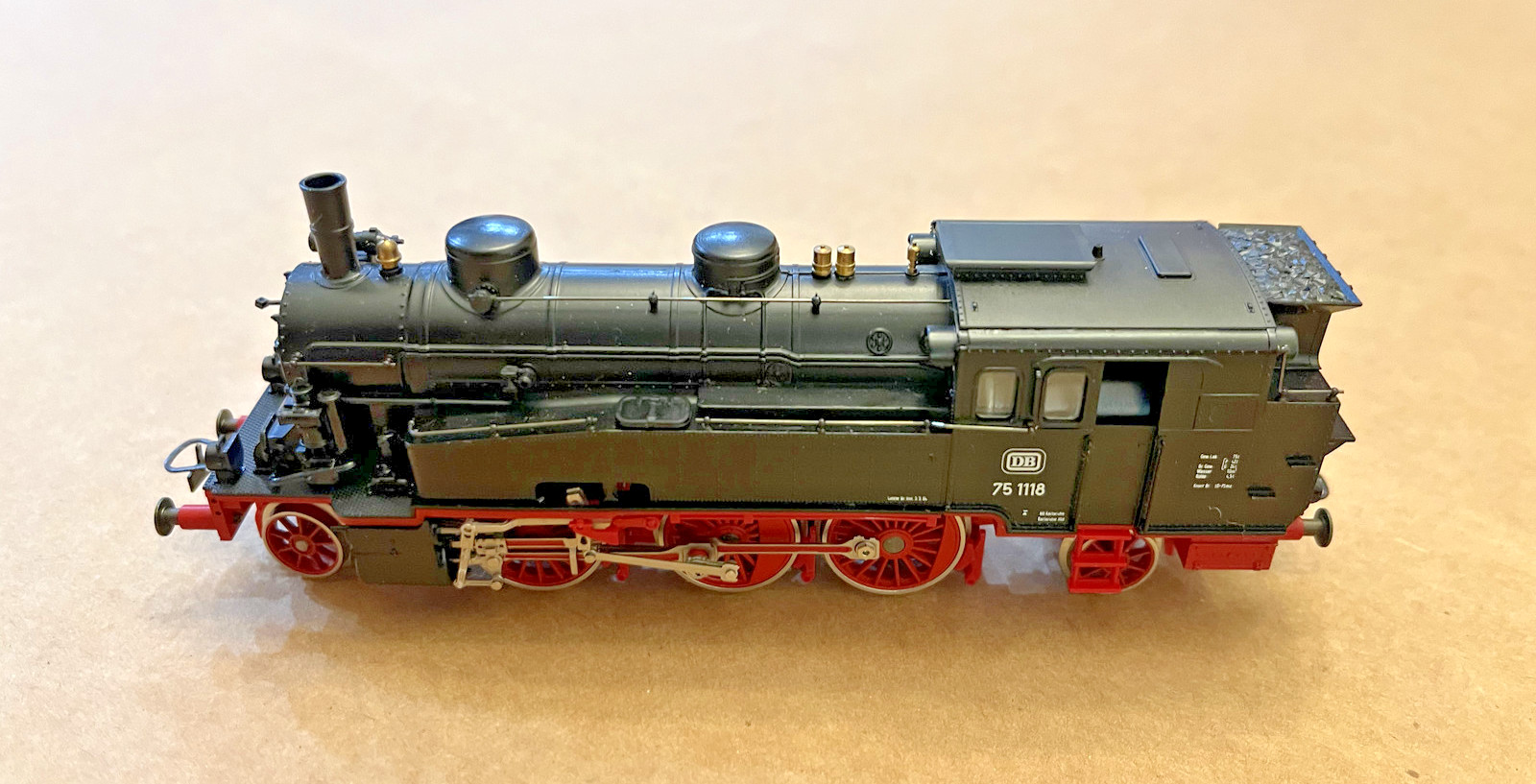 Liliput HO Train 7504 Deutsche Bundesbahn 2-6-2T Steam Tank Locomotive #1118