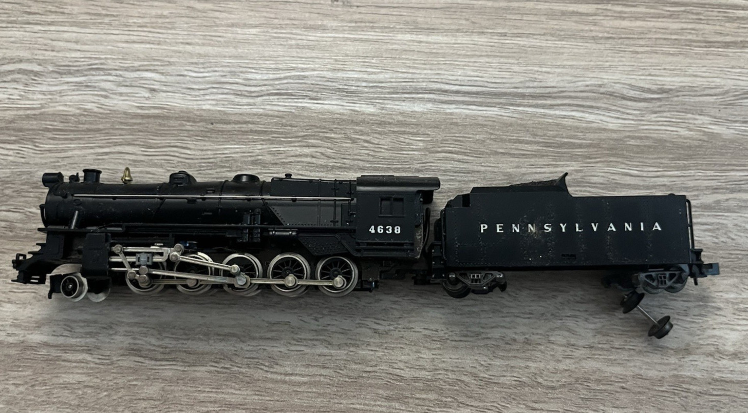 N Scale Minitrix Pennsylvania 2-10-0 Steam Locomotive and Tender #4638 See Desc