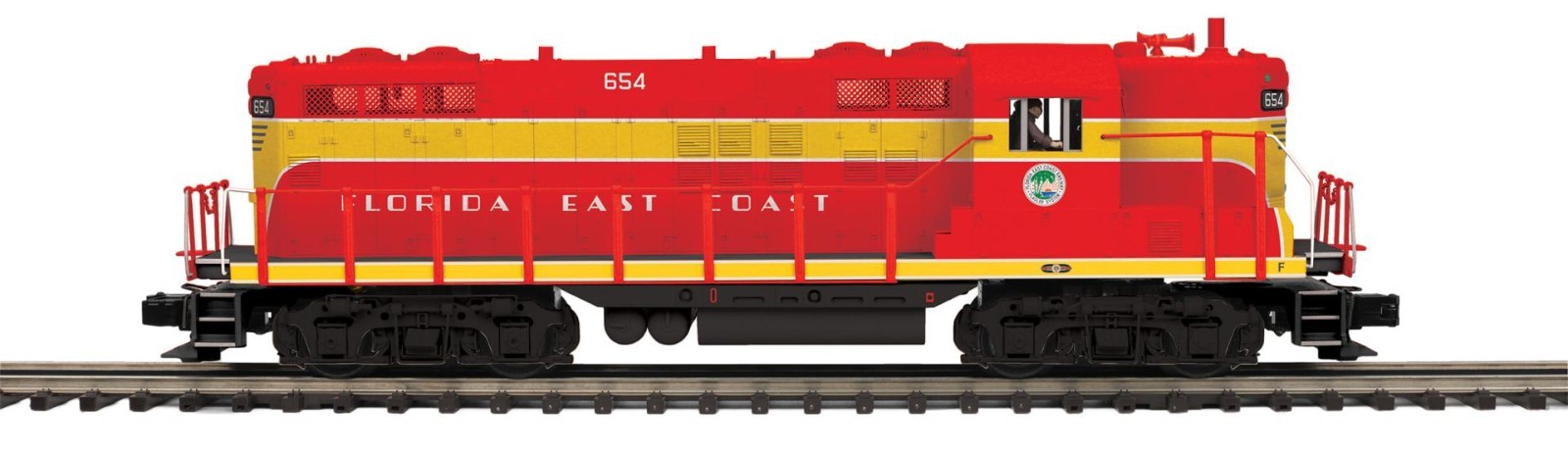 MTH 20-21785-1 FLORIDA EAST COAST GP-9 RD # 654 PROTOSOUND 3.0 3RL CUSTOM RUN