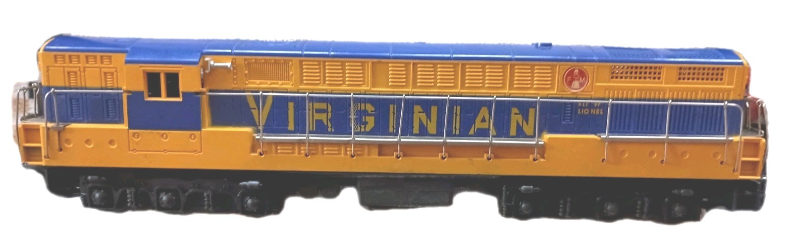 Vtg Lionel Postwar 2331 Virginian FM Diesel Train Master Blue & Yellow Works