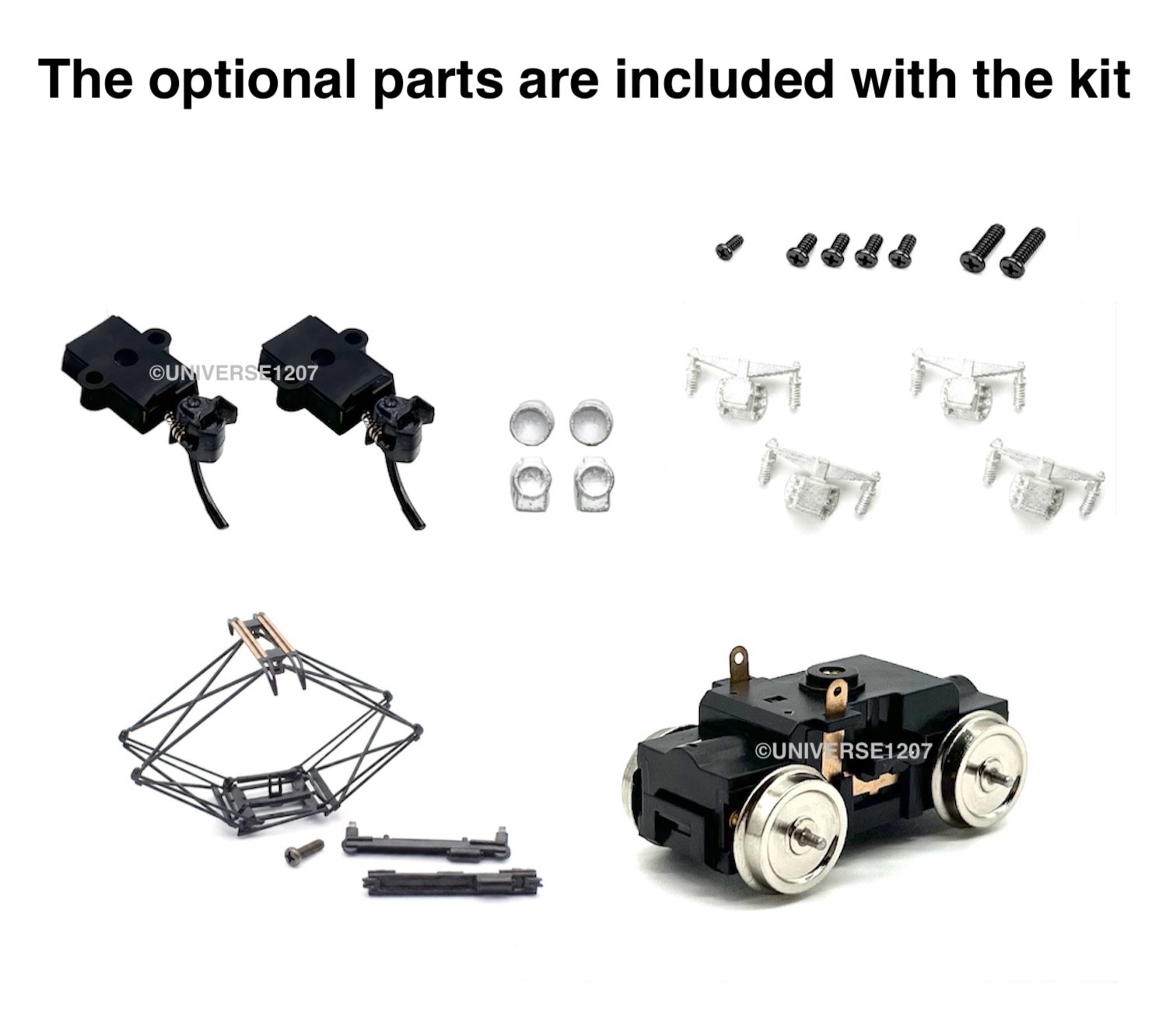 HO Scale Aru Freelance Steeplecab Electric Locomotive Brass Kit w/Optional Parts