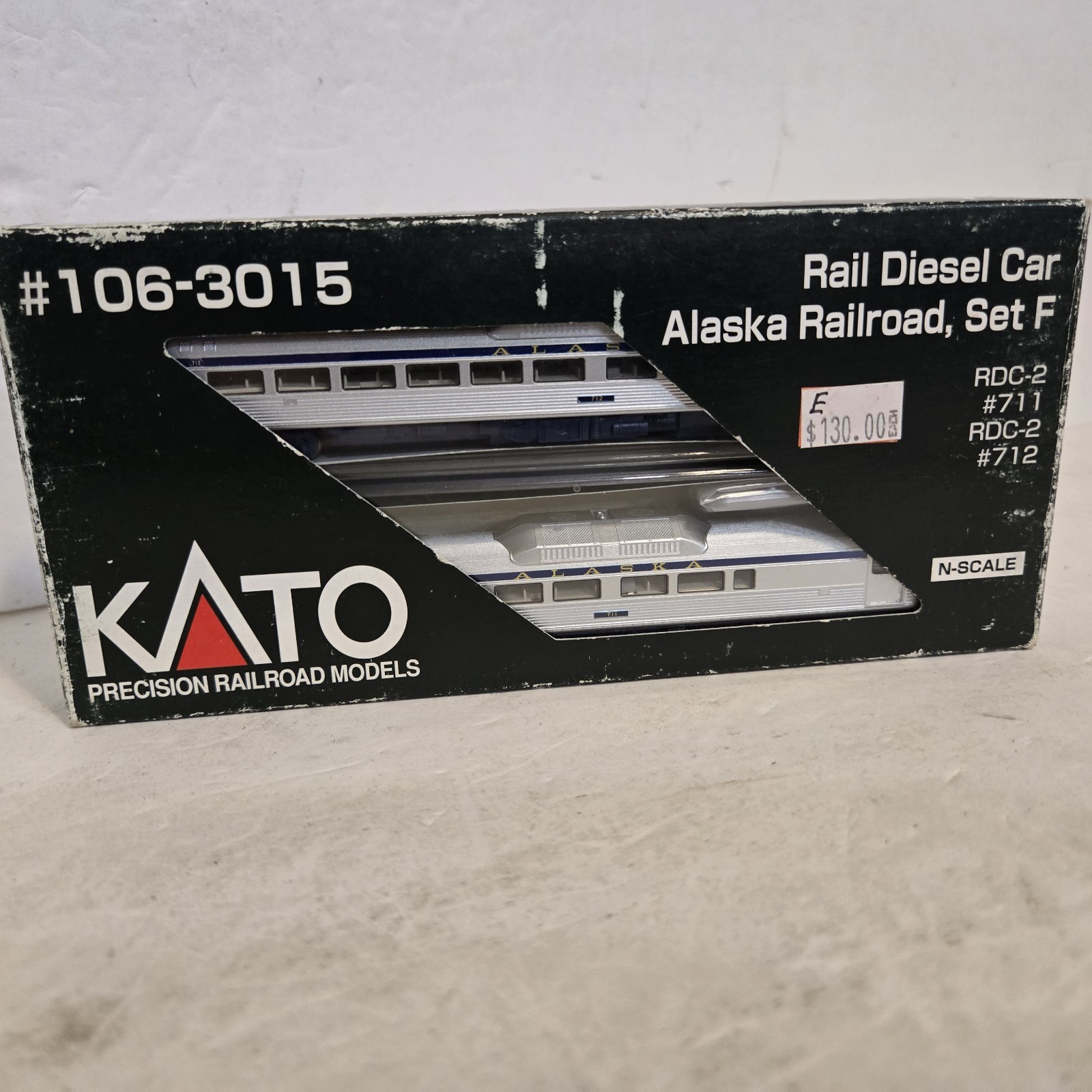 Kato 106-3015 N Scale Alaska RR Rail Diesel Car Set F RDC-2 Loco Set Both Run