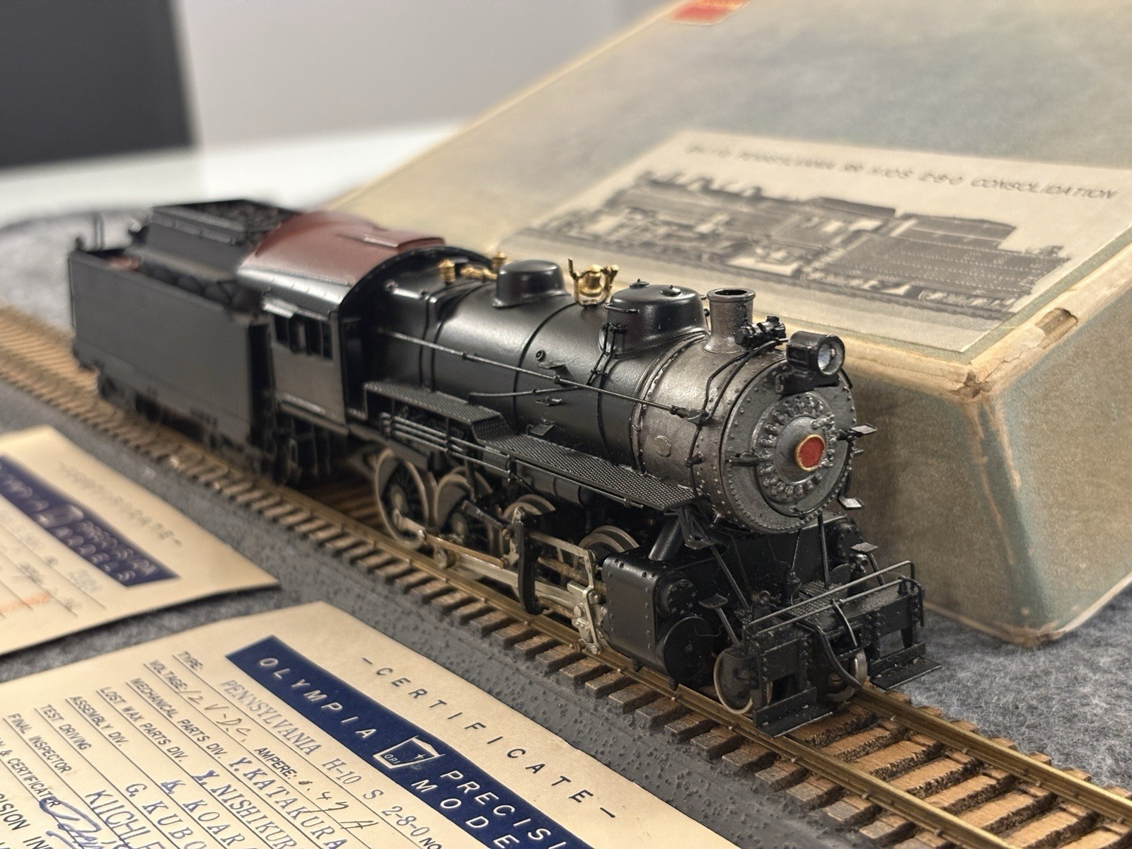 Olympia EH-110 Pennsylvania RR H10S 2-8-0 “Consolidation” Steam Loco & Tender
