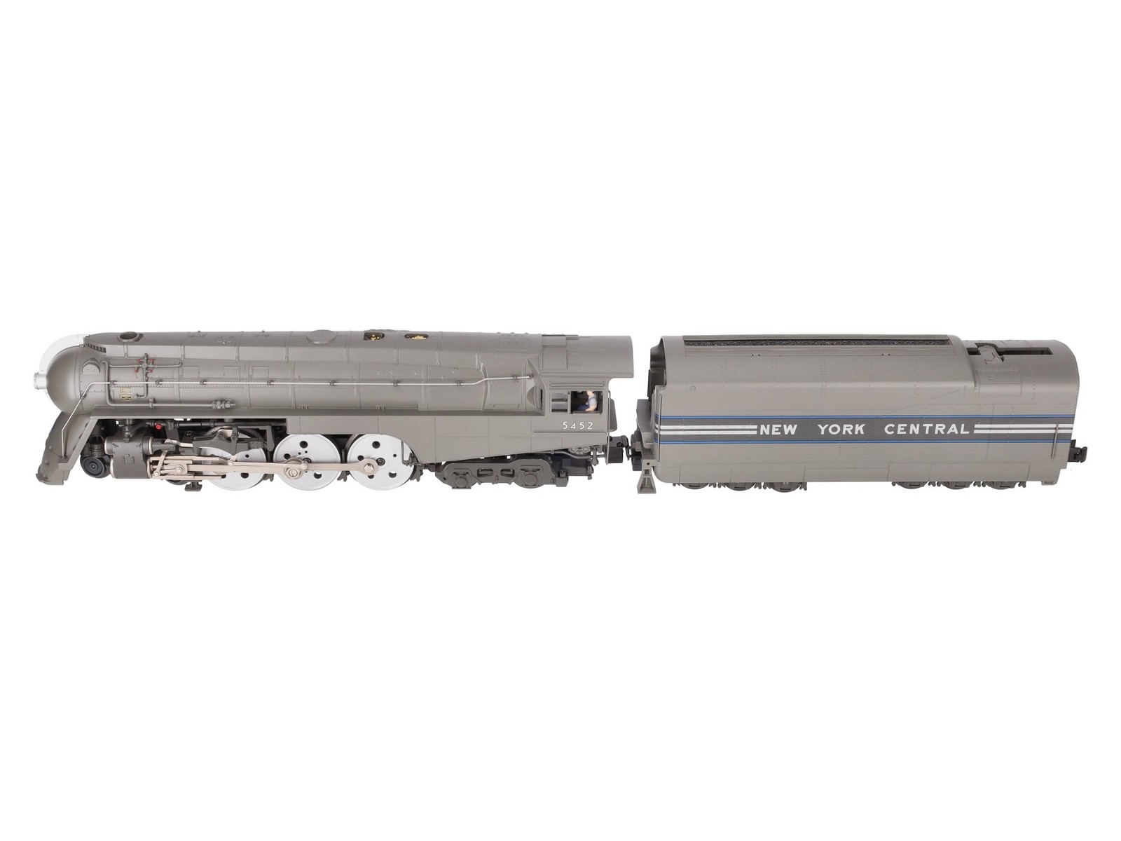 Lionel 6-28084 O NYC Dreyfus Hudson Steam Locomotive & Tender #5452 w/ TMCC EX