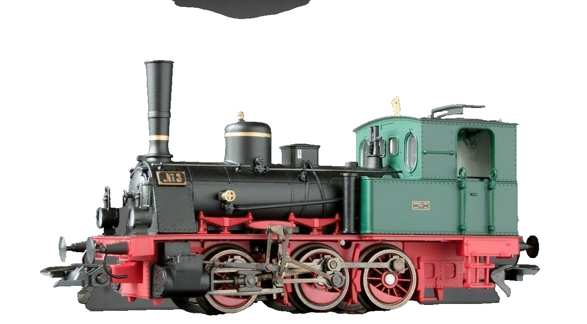 Trix 22767 N. 3 MFP Piemontese Railway Museum Green/Black Livery Red Frame