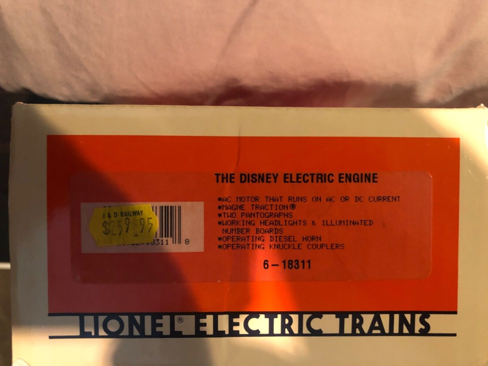 Lionel 6-18311 O Gauge Disney Mickey Mouse EP-5 Electric Locomotive #8311 NIB
