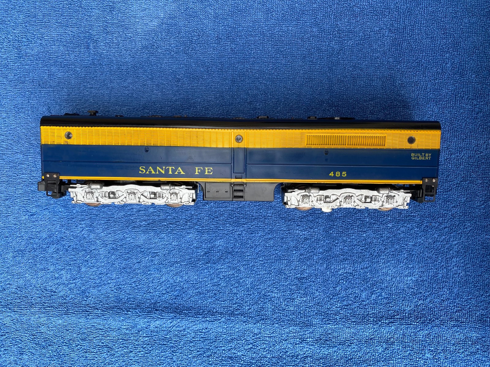 AMERICAN FLYER 484-485-486 ABA SANTA FE FREIGHT LOCOMOTIVES 2 MOTORS HORN & ROAR