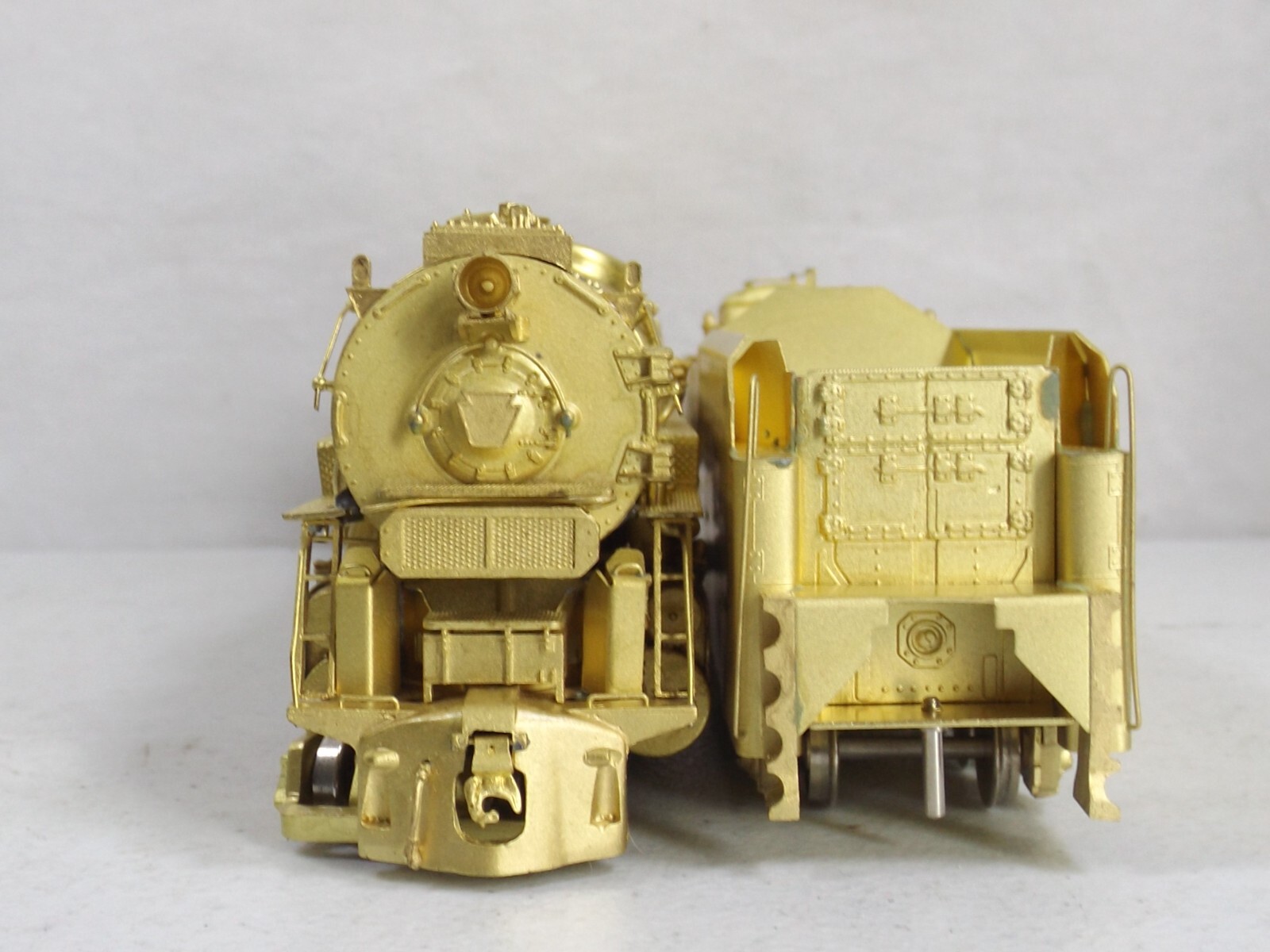 HO Sunset Models brass Pennsylvania RR 2-10-4 J1 steam engine in original box