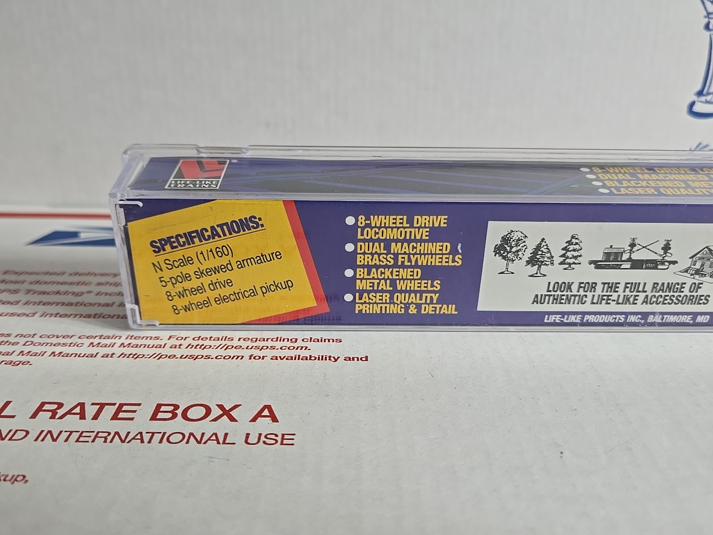 Life Like 7725 N SD7 LOCO MILWAUKEE #2211, N Scale