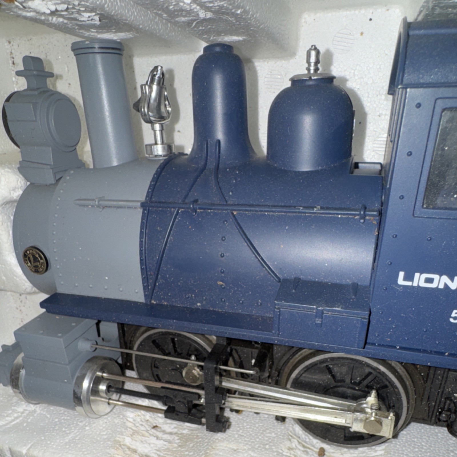Lionel Steam Locomotive 5000 G Gauge 0-4-0 Blue Gray Lionel Lines Model Railroad