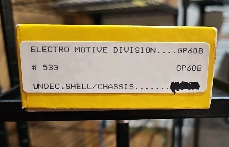 Rail Power Products HO Scale GP-60B Undecorated
