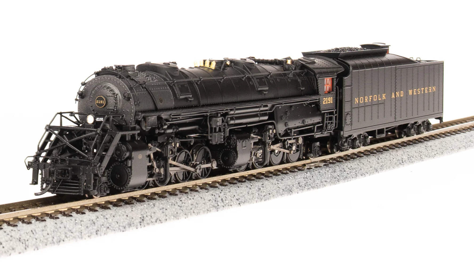 BLI 7222 N Scale Y6b 2-8-8-2 Steam Loco Norfolk Western N&W 2195 Paragon4 (Sound