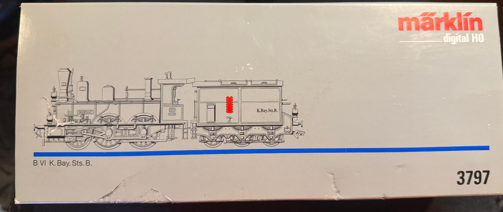 Marklin Digital No. 3797 B VI K. Bay Sts. B. Locomotive – HO Gauge New in Box