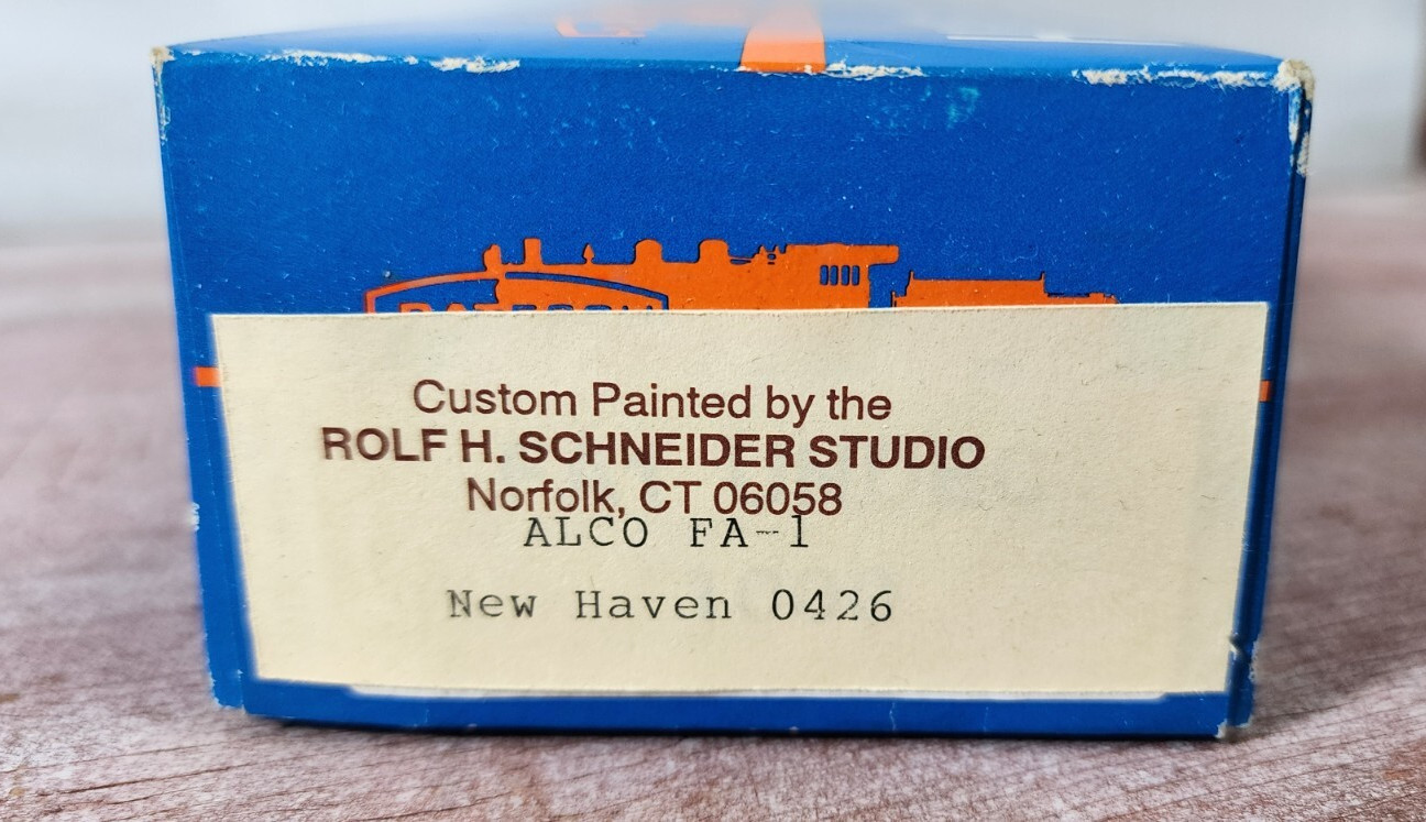 New Haven Railroad ALCO FA-1 Diesel McGinnis Paint 0426 Fratesch HO Custom Paint