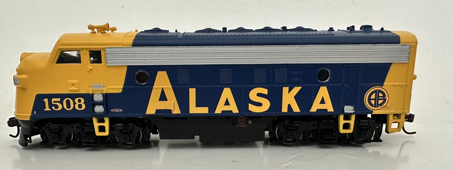 Athearn HO 8033 F7A/F7B Set ARR Alaska A-Powered B-Dummy DC #1508,1517
