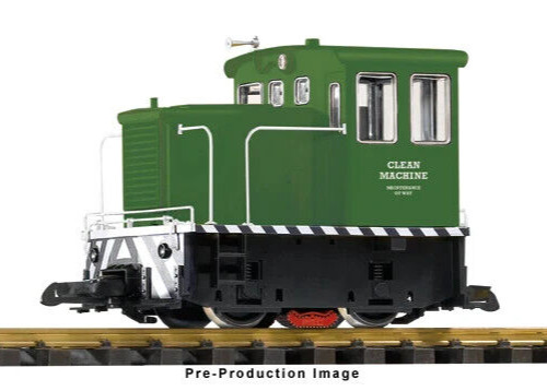 PIKO G-Scale Clean Machine Green Track Cleaning Locomotive ~ 38508